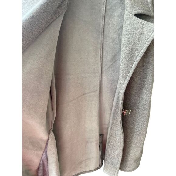 MICHAEL KORS Womens Gray Fleece Lined Short Sleeve Jacket Size Large - Picture 6 of 8